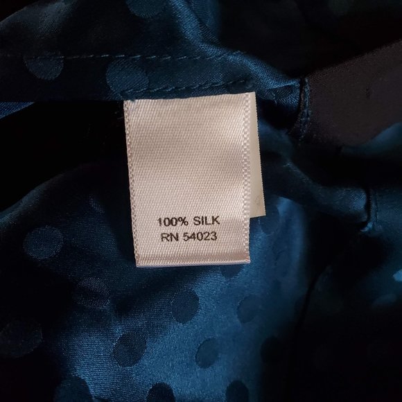 BANANA REPUBLIC v-neck  Blue Spring Dress NEW! - Picture 6 of 8